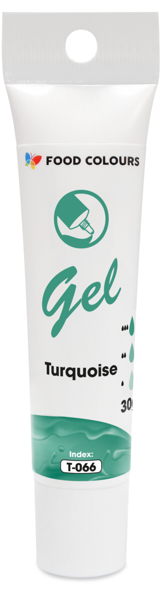 Tirkīza želejveida krāsviela tūbiņā 30g